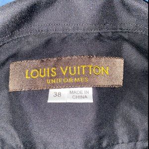 Louis Vuitton Uniform Black Shirt